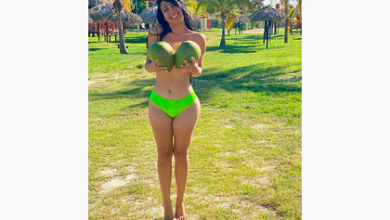 Фото - Стюардесса сфотографировалась топлес с кокосами и смутила поклонников